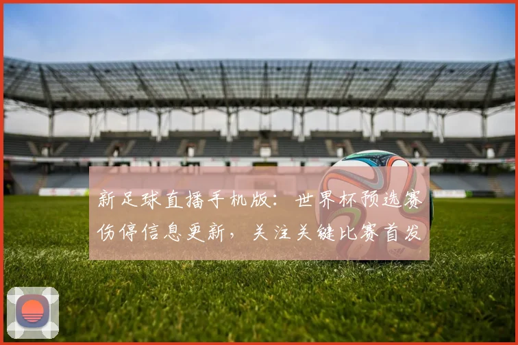 新足球直播手机版：世界杯预选赛伤停信息更新，关注关键比赛首发与赛程影响